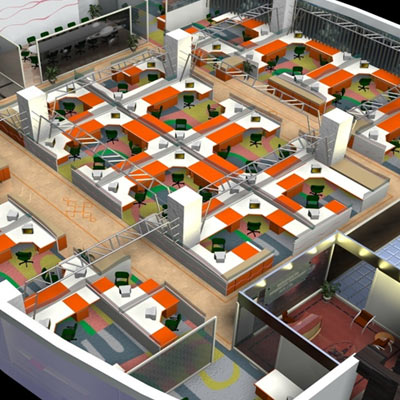 Innodata India - Interiors , Gateway Tower, Gurgaon